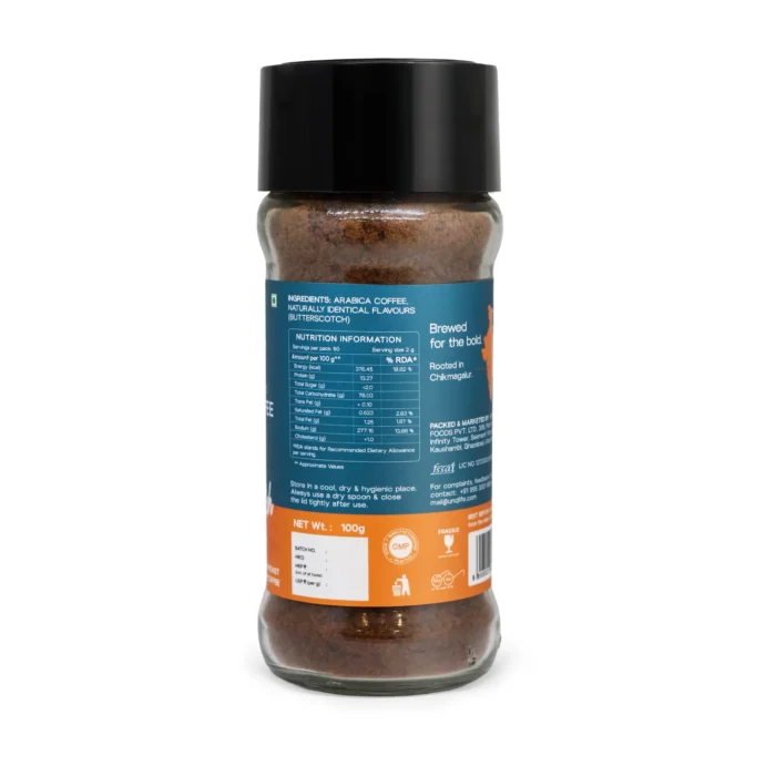 Butterscotch Instant Coffee 100g - Image 3