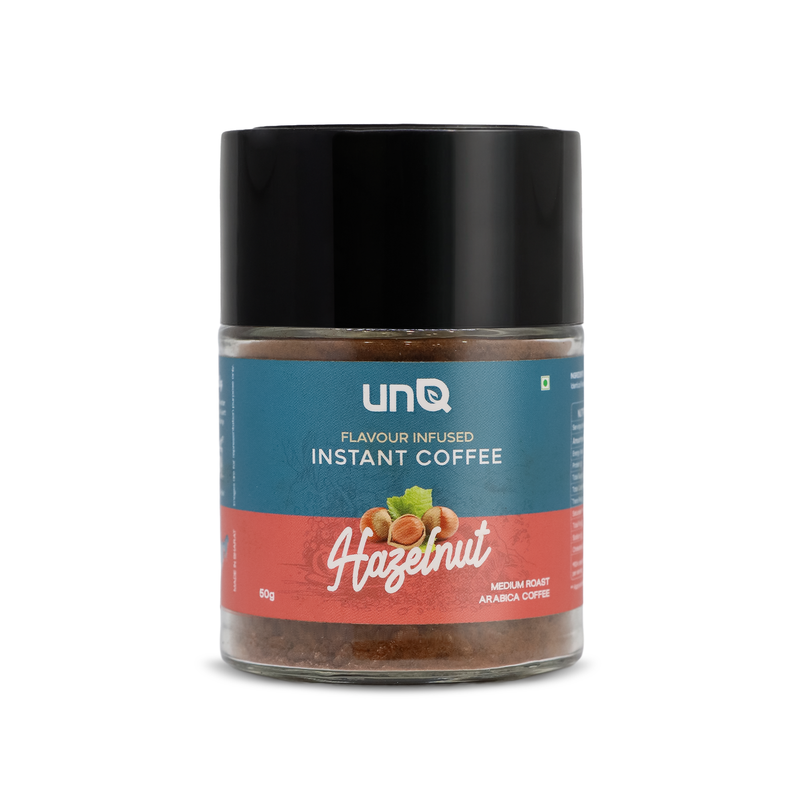H_Img_01 Hazelnut Flavoured Instant Coffee| Medium Roast Arabica (50g) - Image 1