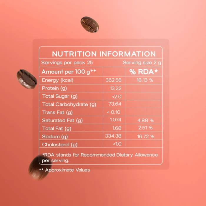 Hazelnut Flavoured Instant Coffee| Medium Roast Arabica (50g) - Image 3