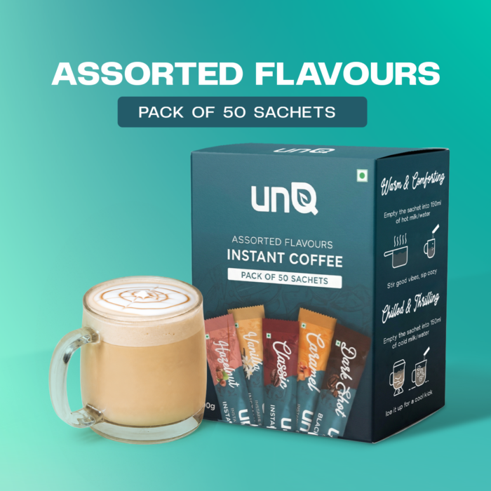 Ass_50_03 Instant Coffee Assorted Pack of 50 Sachets (100g) - Image 1