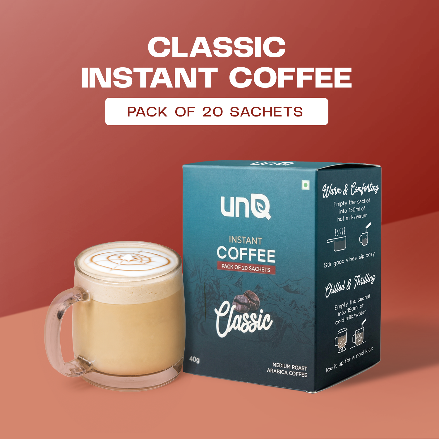 Classic_20_03 Convenience Pack | Classic Instant Coffee 20 Sachets (40g) - Image 1